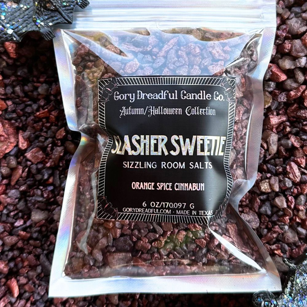 Slasher Sweetie Sizzling Room Salt Crystal Potpourri: Orange Spice Cinnabun Scen